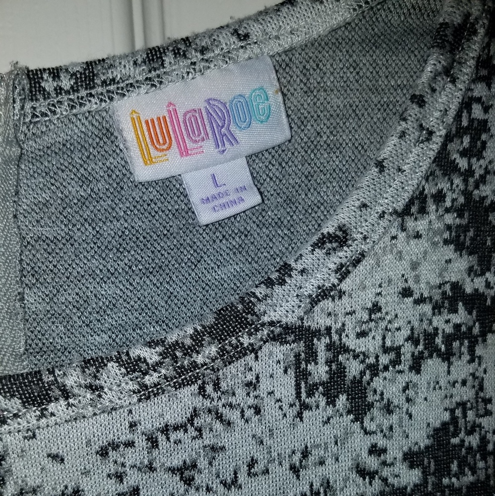 Grey and Black LulaRoe Dress